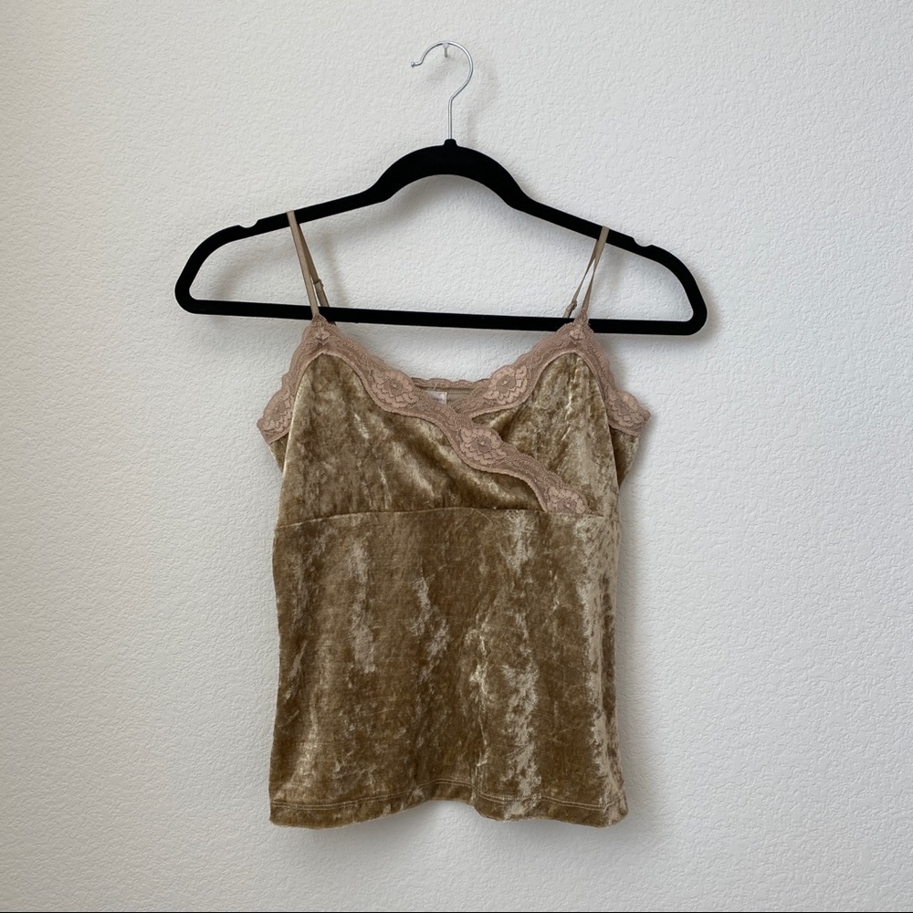 Gold Suade Camiseta/ Tanktop